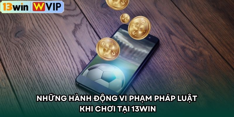 Những hành động vi phạm pháp luật khi chơi tại 13WIN
